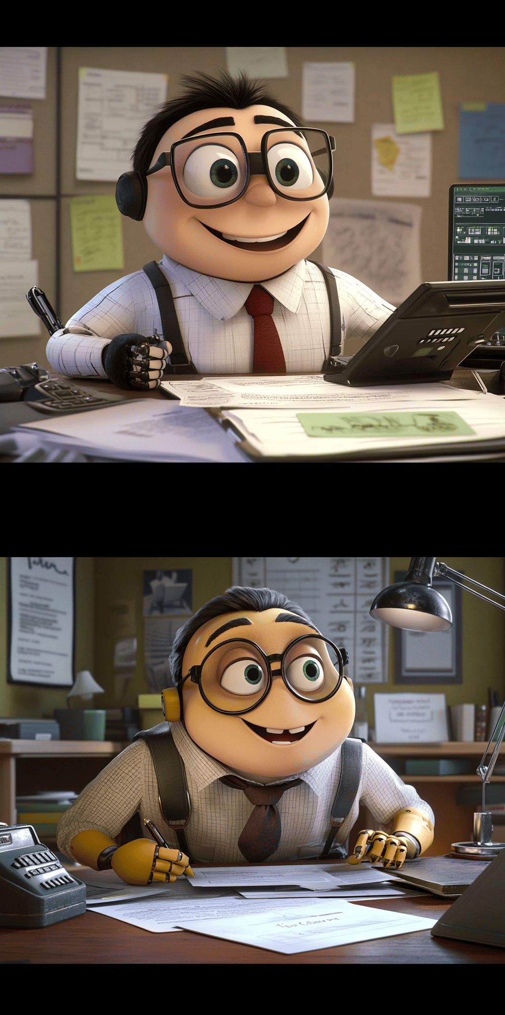 kartony położone jeden na drugim